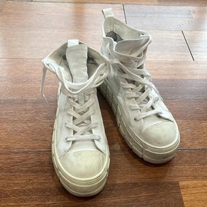 Zara High Top Platform Sneakers Size 38